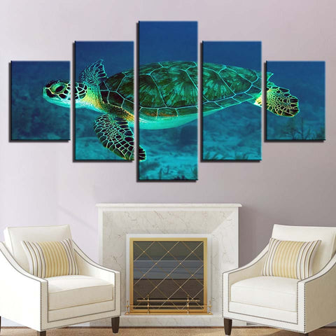 Sea Turtle Glide Canvas Set