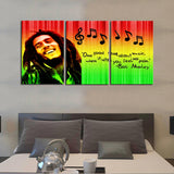 Bob Marley Music Canvas Set
