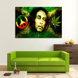 Marley Peace Cannabis Canvas Set