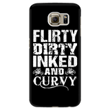 Flirty Dirty Inked And Curvy Cell Phone Case
