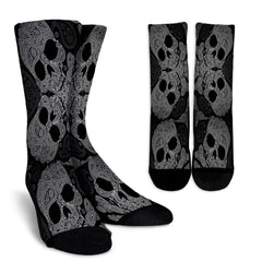 Black Skull Socks