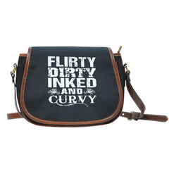 Flirty Dirty Inked And Curvy Saddle Bag