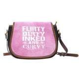 Flirty Dirty Inked And Curvy Saddle Bag