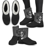 Calavera Faux Fur Boots