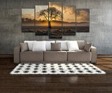 Sunrise Tree Canvas Set