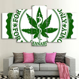 Cannabis Relief Canvas Set