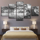 River Sunrise Canvas Set