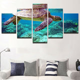 Sea Turtle Reef Canvas Set