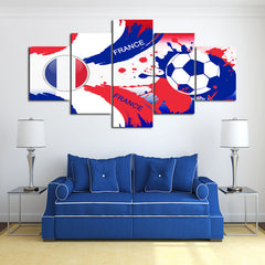 France Les Bleus Canvas Set