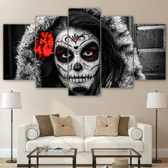 Calavera Girl Canvas Set