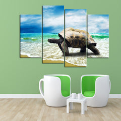 Sea Turtle Walk Canvas Set