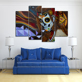 Calavera Woman Canvas Set