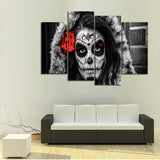 Calavera Girl Canvas Set