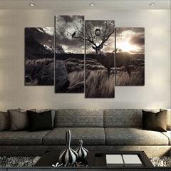 Badlands Deer Canvas Set