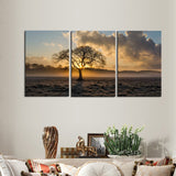 Sunrise Tree Canvas Set