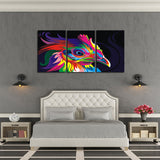 Rooster Abstract Canvas Set