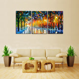 Autumn Park Walk Canvas Set