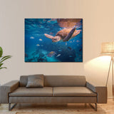 Sea Turtle Dive Canvas Set