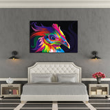 Rooster Abstract Canvas Set