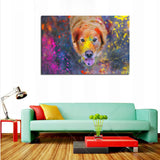 Watercolor Dog Canvas Set