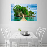 Walk to Paradise Island Canvas Set