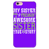 My Sister Cell Case Purple