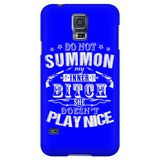 Do Not Summon My Inner Bitch She Doesn't Play Nice Cell Phone Case