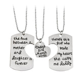 Daddy's Girl Mama's World Necklaces - Key Chains