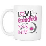 Love My Grandkids To The Moon And Back Coffee Mug