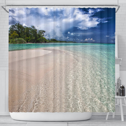 Caribbean Island Shower Curtain