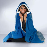 Beluga Whale Hooded Blanket