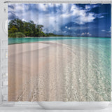 Caribbean Island Shower Curtain