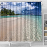 Caribbean Island Shower Curtain