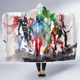 Super Heroes Hooded Blanket