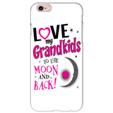 Love My Grandkids To The Moon And Back Cell Phone Case