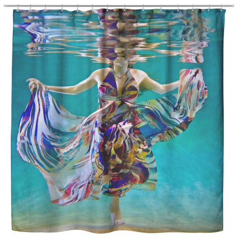 Dancing Underwater Shower Curtain