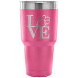 Dog Paw Love Tumbler