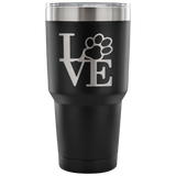 Dog Paw Love Tumbler