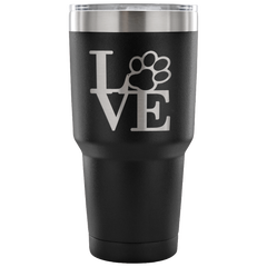 Dog Paw Love Tumbler