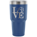 Dog Paw Love Tumbler