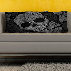 Black Skull Pillow Cover Collection