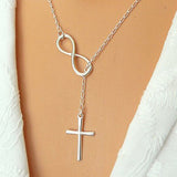 Infinity Cross Necklace