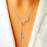 Infinity Cross Necklace