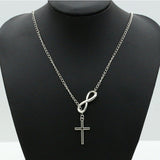 Infinity Cross Necklace