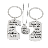 Daddy's Girl Mama's World Necklaces - Key Chains