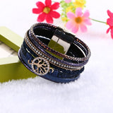 Tree Of Life Leather Bangles Bracelet