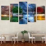 Four Seasons Canvas Set