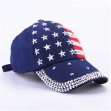 'Merica Rhinestone Baseball Cap