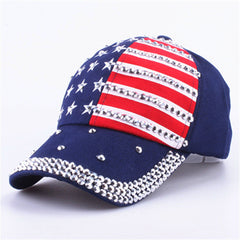 'Merica Rhinestone Baseball Cap