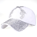 Double Pistol Rhinestone Baseball Cap